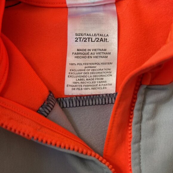 Adidas 2T Blue, Grey and Orange Track Jacket - Picture 5 of 5
